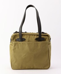 フィルソン　カーキ ラギッドツィルトートバッグウィズジッパー FILSON】RUGGED TWILL TOTE BAG WITH ZIPPER | バック