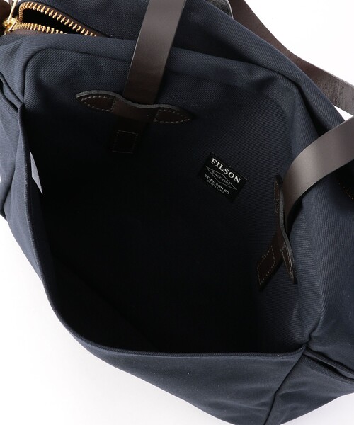 FILSON(フィルソン): ラギッドツイル ジップ トート バッグ