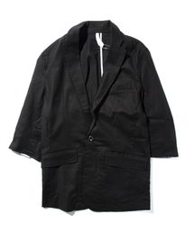 匿名配送】we nge（M）テーラードジャケット 七分袖 ブラック 羽織り