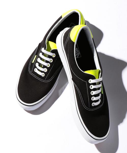 VANS(バンズ)の「<VANS(バンズ)> ERA59 NEON LEATHER/スニーカー ◆(スニーカー・メンズ・ブラック・10/9/9h/8h/7h/8)」の1枚目の写真