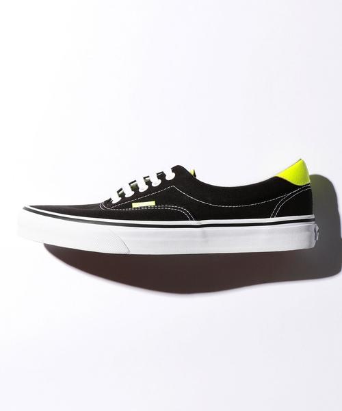 VANS(バンズ)の「<VANS(バンズ)> ERA59 NEON LEATHER/スニーカー ◆(スニーカー・メンズ・ブラック・10/9/9h/8h/7h/8)」の3枚目の写真