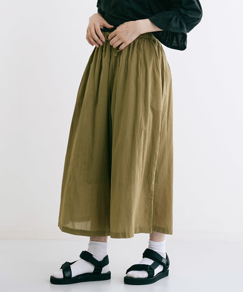 Merlot メルロー の インド綿コットンワイドパンツ3801 その他パンツ Wear