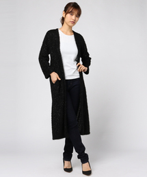 kaene | ラメシャギーカーディガン LONG(カーディガン/ボレロ)