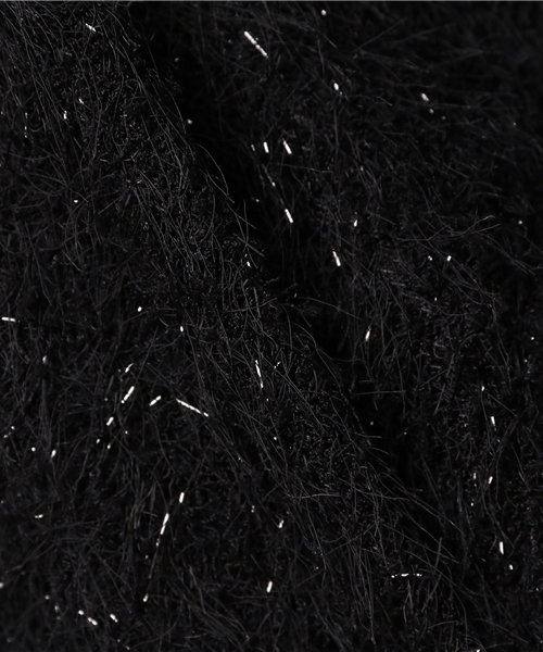 kaene（カエン）の「ラメシャギーカーディガン LONG（カーディガン/ボレロ・レディース・ライトグレー/ブラック/ブラウン/オフホワイト・FREE）」の12枚目の写真