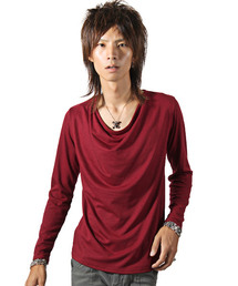 LUXSTYLE | ドレープ無地ロンＴ(Tシャツ/カットソー)