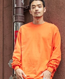 GILDAN | ギルダン ビッグシルエット USAオーバーサイズ ロングスリーブTシャツ(Tシャツ/カットソー)