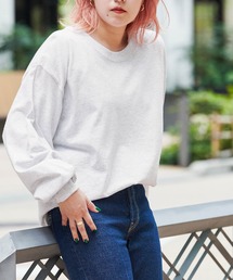 GILDAN（ギルダン）の「ギルダン ビッグシルエット USAオーバーサイズ ロングスリーブTシャツ 無地T トップス Tシャツ（Tシャツ/カットソー）」