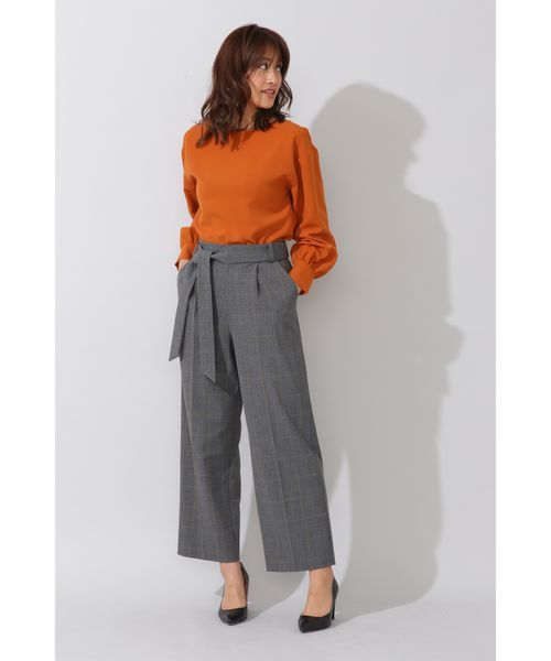 22 OCTOBRE（ヴァンドゥ－オクトーブル）の「モナルーチェセンタープレスパンツ（その他パンツ・レディース・ベージュ/グレイッシュベージュ・36/38/40）」の19枚目の写真