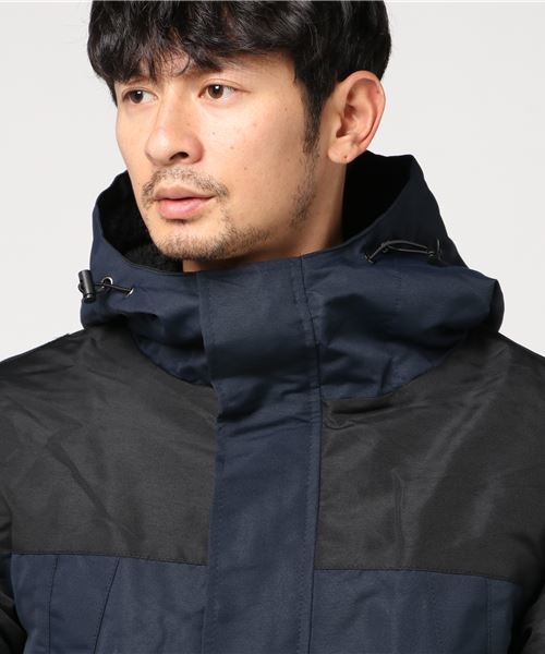 A.S.M（エーエスエム）の「ツートン/タスランマウンテンパーカーツートン/裏ボア（マウンテンパーカー・メンズ・カーキ/ベージュ/ネイビー/グリーン系カモフラージュ/グレー系カモフラージュ・52/48/50）」の7枚目の写真