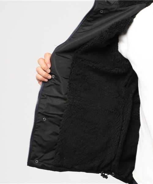 A.S.M（エーエスエム）の「ツートン/タスランマウンテンパーカーツートン/裏ボア（マウンテンパーカー・メンズ・カーキ/ベージュ/ネイビー/グリーン系カモフラージュ/グレー系カモフラージュ・52/48/50）」の10枚目の写真