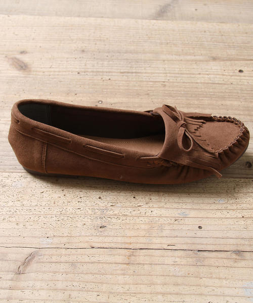 coen（コーエン）の「【2018FW新作】ベーシックモカシン（モカシン/デッキシューズ・レディース・モカ/イエロー/レッド/ブラック・LARGE/MEDIUM/SMALL）」の17枚目の写真