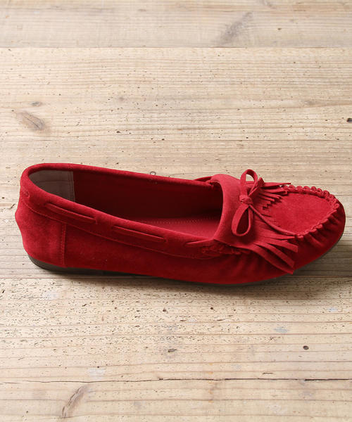 coen（コーエン）の「【2018FW新作】ベーシックモカシン（モカシン/デッキシューズ・レディース・モカ/イエロー/レッド/ブラック・LARGE/MEDIUM/SMALL）」の6枚目の写真