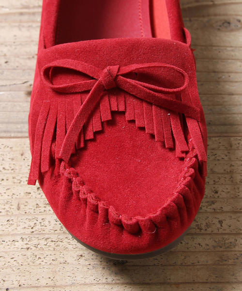 coen（コーエン）の「【2018FW新作】ベーシックモカシン（モカシン/デッキシューズ・レディース・モカ/イエロー/レッド/ブラック・LARGE/MEDIUM/SMALL）」の5枚目の写真