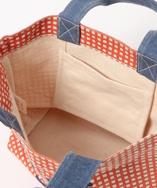 SESTO（セスト）の「tc19ss/刺繍スマイルバック トートバック（トートバッグ・レディース・イエロー/ネイビー/アイボリー/グレー/レッド系その他/イエロー系その他・ONESIZE）」の10枚目の写真