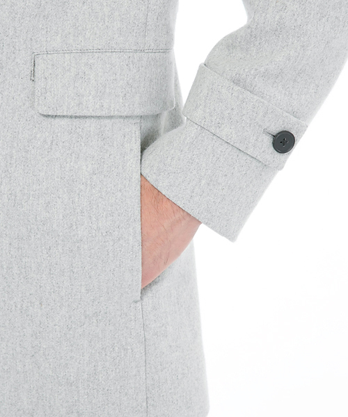 Calvin 新品 定価9.1万 カルバンクライン メルトン ウール チェスター