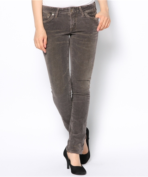 goa(ゴア)の「硫化ストレッチ コールスキニーパンツ(その他パンツ・レディース・ブラック/モカ/ベージュ・SMALL/MEDIUM)」の2枚目の写真