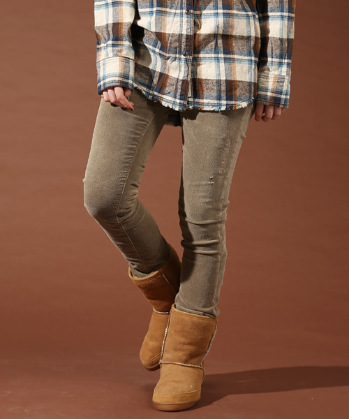 goa(ゴア)の「硫化ストレッチ コールスキニーパンツ(その他パンツ・レディース・ブラック/モカ/ベージュ・SMALL/MEDIUM)」の4枚目の写真