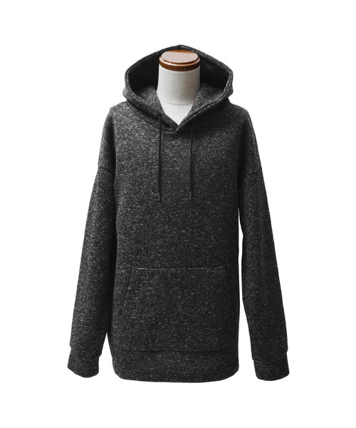 MinoriTY（マイノリティ）の「ニットフリースオーバーサイズパーカー（パーカー・メンズ・ブラック/ネイビー/グレー/カモフラージュ/チェック・M/L）」の11枚目の写真