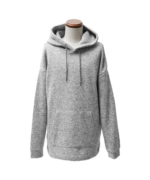 MinoriTY（マイノリティ）の「ニットフリースオーバーサイズパーカー（パーカー・メンズ・ブラック/ネイビー/グレー/カモフラージュ/チェック・M/L）」の12枚目の写真