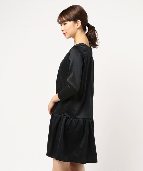GeeRA(ジーラ)の「裾ギャザー切替ワンピース(ワンピース・レディース・ピンク/ブラック/その他/チェック・SMALL/LARGE/X-LARGE/MEDIUM)」の6枚目の写真