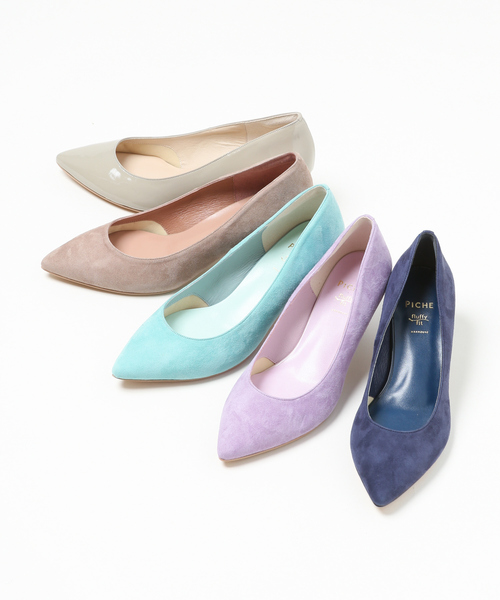 PICHE ABAHOUSE（ピシェ アバハウス）の「【最高パンプス】美脚×快適 fluffy fit 5cmパンプス（パンプス・レディース・パープル/ネイビー/グレー/グリーン/グレイッシュベージュ・40/38/39/35/36/37/34）」の7枚目の写真