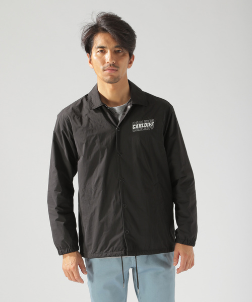 美品(試着のみ) CHARI&CO×BAYFLOW パッチジャケット　L BAYFLOW（ベイフロー）の「ポリエステルピーチコーチジャケット