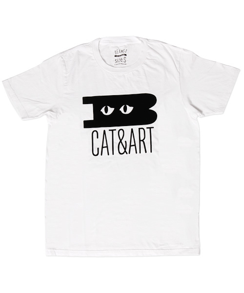 BEAMS T（ビームスティー）の「BEAMS T / CAT & ART（Tシャツ/カットソー・メンズ・ホワイト/チャコールグレー・X-SMALL/SMALL/MEDIUM/LARGE）」の14枚目の写真