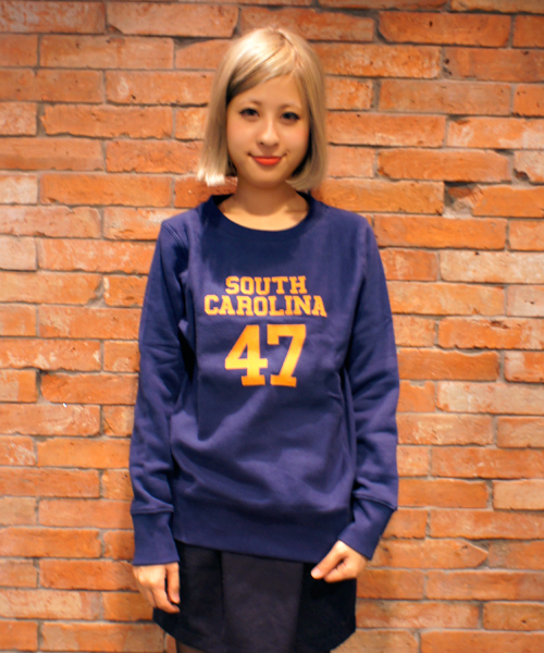 CIAOPANIC（チャオパニック）の「【Ciaopanic】ヘビーウェイト裏毛（スウェット・レディース・グレー/ネイビー/オフホワイト・FREE）」の3枚目の写真