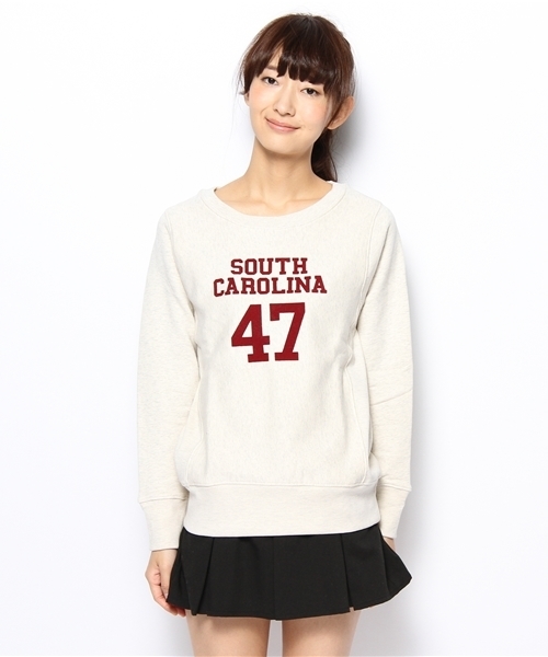 CIAOPANIC（チャオパニック）の「【Ciaopanic】ヘビーウェイト裏毛（スウェット・レディース・グレー/ネイビー/オフホワイト・FREE）」の4枚目の写真