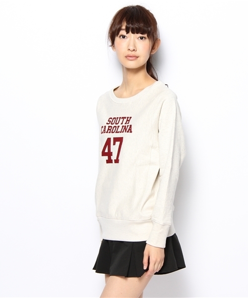 CIAOPANIC（チャオパニック）の「【Ciaopanic】ヘビーウェイト裏毛（スウェット・レディース・グレー/ネイビー/オフホワイト・FREE）」の5枚目の写真