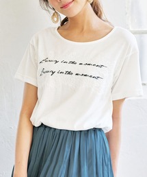 レディシルエットデザインTシャツ