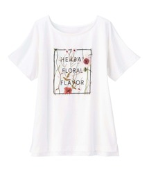 レディシルエットデザインTシャツ