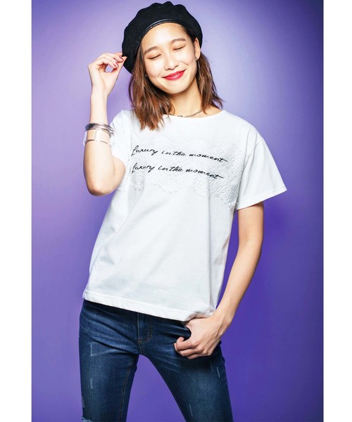 GeeRA(ジーラ)の「レディシルエットデザインTシャツ(Tシャツ/カットソー・レディース・ホワイト/ホワイト系その他/ブラック系その他/ブラック・SMALL/LARGE/X-LARGE/MEDIUM/XX-LARGE)」の11枚目の写真