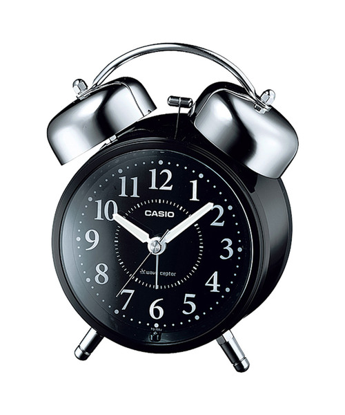 CASIO(カシオ)の「電波時計 置時計 / TQ-720J-1BJF(置時計)」|ブラック