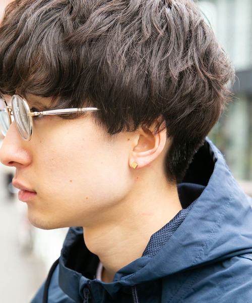 BROTHERHOOD（ブラザーフッド）の「【BROTHERHOOD】サージカル ステンレス ブロック ピアス（ピアス（片耳用）・メンズ・ゴールド/ブラック/シルバー/その他5/その他4/ピンク/その他7/その他1/その他2/その他3/その他8・FREE）」の13枚目の写真