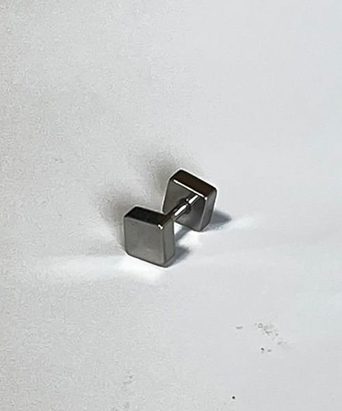BROTHERHOOD（ブラザーフッド）の「【BROTHERHOOD】サージカル ステンレス ブロック ピアス（ピアス（片耳用）・メンズ・ゴールド/ブラック/シルバー/その他5/その他4/ピンク/その他7/その他1/その他2/その他3/その他8・FREE）」の20枚目の写真