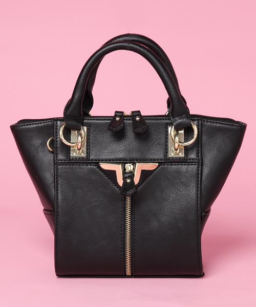 Soareak(ソアリーク)の「【DANIELLE NICOLE】 MINI CROSSBODY CARI(ハンドバッグ・レディース・ブラック/ライトピンク・FREE)」の8枚目の写真