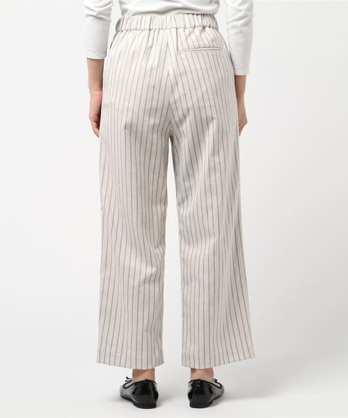 Munich（ミューニック）の「ストライプドビーリラックスパンツ（その他パンツ・レディース・ナチュラル/ネイビー/キャメル・S/M/XS）」の5枚目の写真