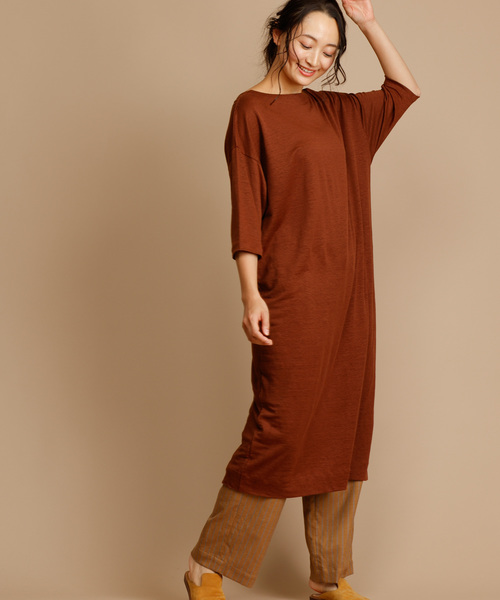 Munich（ミューニック）の「ストライプドビーリラックスパンツ（その他パンツ・レディース・ナチュラル/ネイビー/キャメル・S/M/XS）」の6枚目の写真