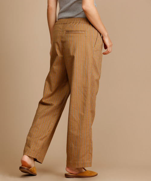 Munich（ミューニック）の「ストライプドビーリラックスパンツ（その他パンツ・レディース・ナチュラル/ネイビー/キャメル・S/M/XS）」の11枚目の写真