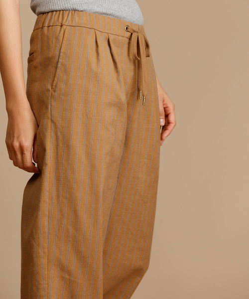 Munich（ミューニック）の「ストライプドビーリラックスパンツ（その他パンツ・レディース・ナチュラル/ネイビー/キャメル・S/M/XS）」の12枚目の写真