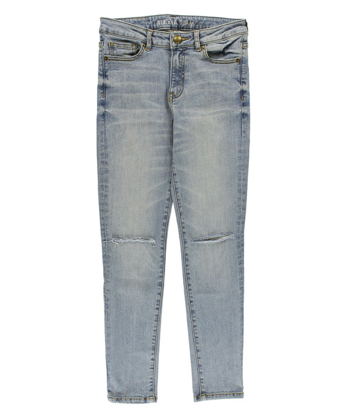 ALEXIA STAM（アリシアスタン）の「Arrow Pocket Stretch Ripped Skinny/スキニーパンツ（デニムパンツ・レディース・ライトブルー・XS/S/M）」の5枚目の写真