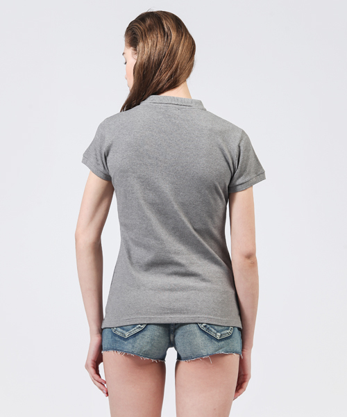 Maison Kitsune(メゾンキツネ)の「【Parisien】PARISIEN WOMAN POLO(ポロシャツ・レディース・グリーン/レッド/ホワイト/ブラック/グレー/イエロー・X-SMALL/SMALL)」の10枚目の写真