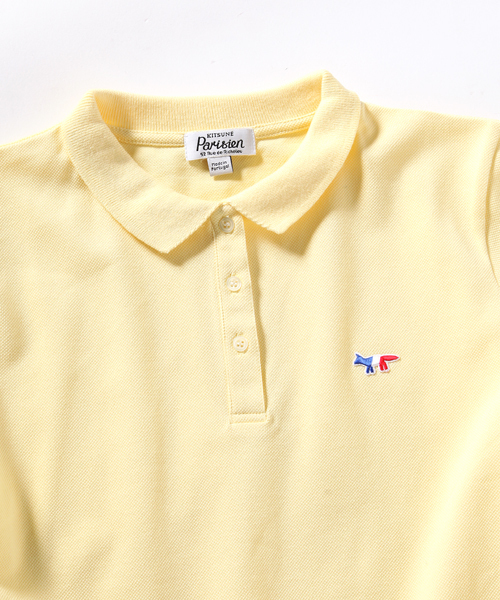 Maison Kitsune(メゾンキツネ)の「【Parisien】PARISIEN WOMAN POLO(ポロシャツ・レディース・グリーン/レッド/ホワイト/ブラック/グレー/イエロー・X-SMALL/SMALL)」の11枚目の写真