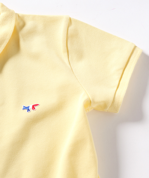 Maison Kitsune(メゾンキツネ)の「【Parisien】PARISIEN WOMAN POLO(ポロシャツ・レディース・グリーン/レッド/ホワイト/ブラック/グレー/イエロー・X-SMALL/SMALL)」の7枚目の写真