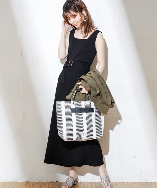 natural couture（ナチュラルクチュール）の「きれいめスクエアニットタンク（ニット/セーター・レディース・ブラック/ベージュ/パープル/オレンジ/グリーン系その他/ブラウン・FREE）」の19枚目の写真