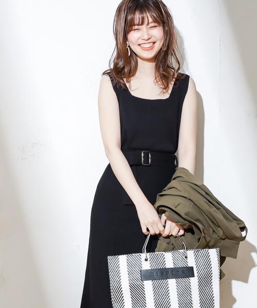 natural couture（ナチュラルクチュール）の「きれいめスクエアニットタンク（ニット/セーター・レディース・ブラック/ベージュ/パープル/オレンジ/グリーン系その他/ブラウン・FREE）」の20枚目の写真