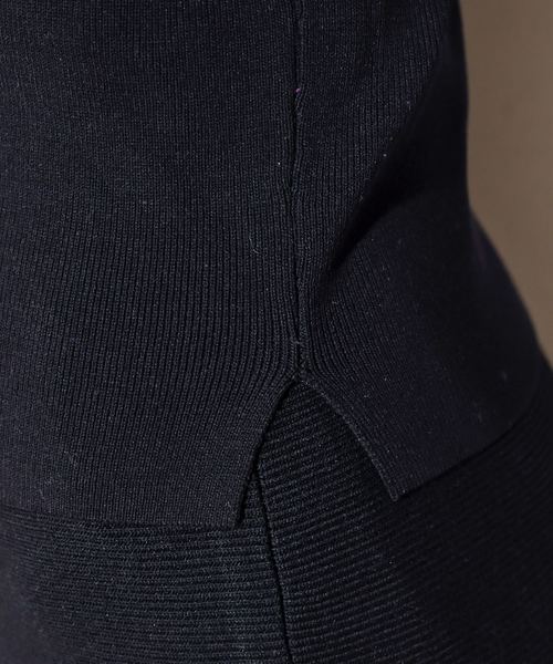 natural couture（ナチュラルクチュール）の「きれいめスクエアニットタンク（ニット/セーター・レディース・ブラック/ベージュ/パープル/オレンジ/グリーン系その他/ブラウン・FREE）」の12枚目の写真