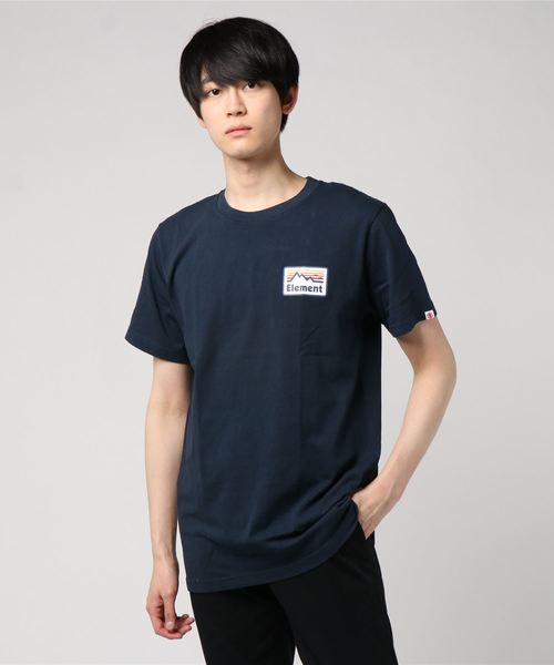 ELEMENT(エレメント)の「半袖 Tシャツ ELEMENT AJ021-208(Tシャツ/カットソー・メンズ・ホワイト/ブルー/グリーン・M/L/XL)」の3枚目の写真