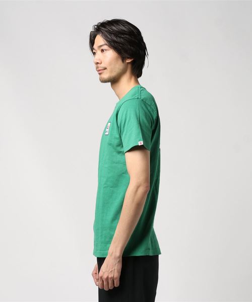 ELEMENT(エレメント)の「半袖 Tシャツ ELEMENT AJ021-208(Tシャツ/カットソー・メンズ・ホワイト/ブルー/グリーン・M/L/XL)」の4枚目の写真